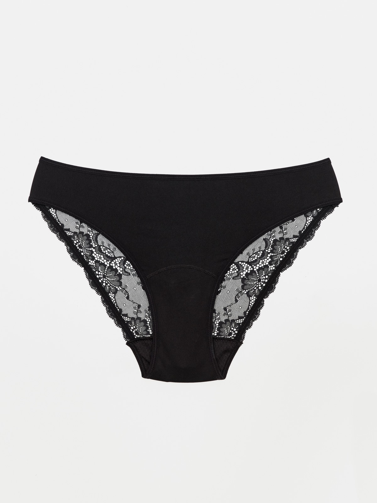 Dantelă Brief - Nailon reciclat - Negru