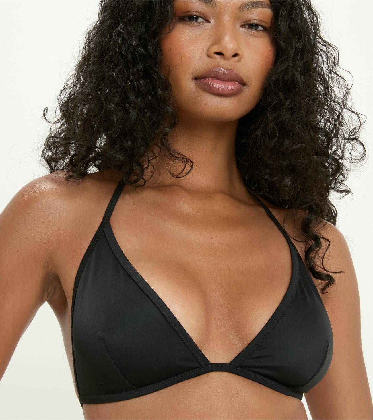 Swimwear - Triangle - Top - Black