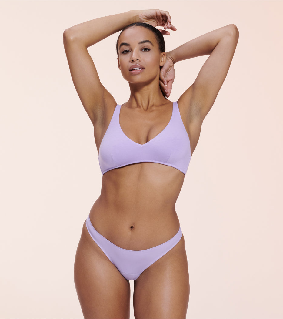 Invisible Brazilian - Recycled Nylon - Lila