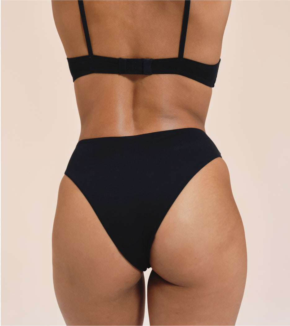 High-Leg - Tencel - Black