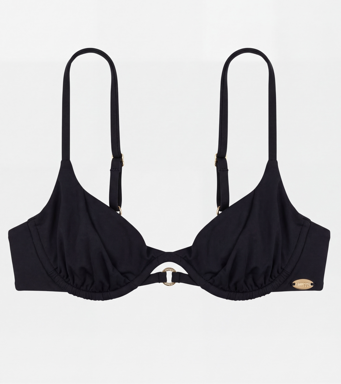 Swimwear - Wired - Top - Black