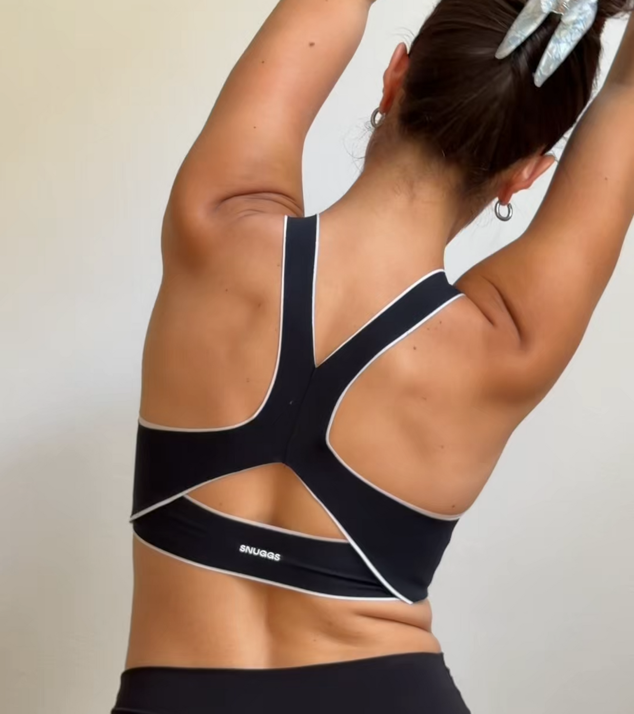 Sports Bra - Black & White
